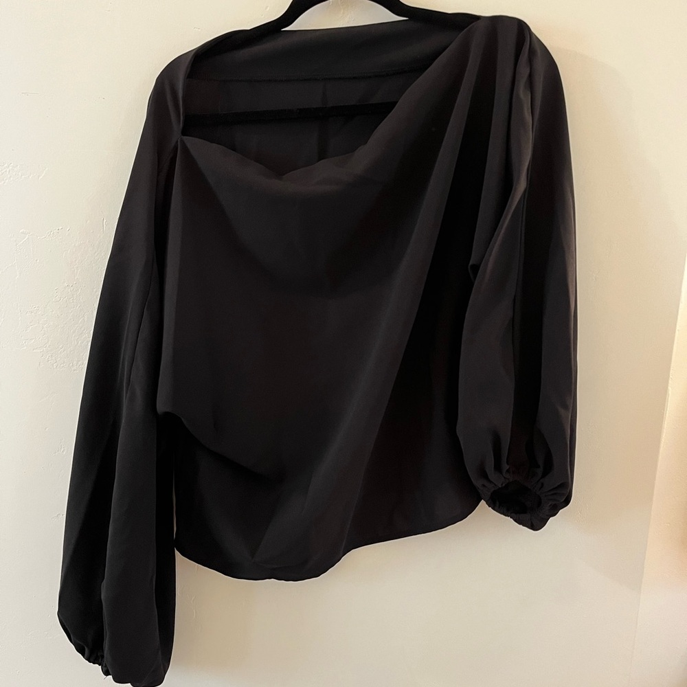 Elegant Black Women's Top
